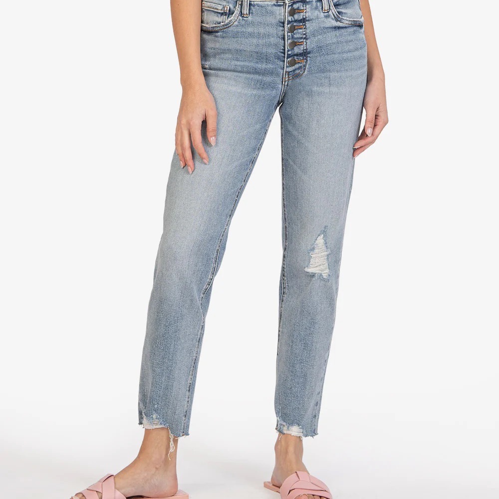 NWOT Kut from the Kloth Rachael High Rise Fab Ab Mom Jean